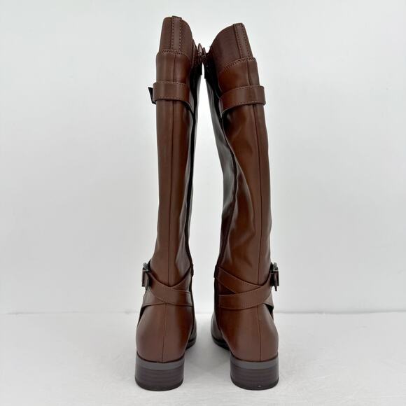 Naturalizer Womens Sahara Knee High Boot US 8 M EU 38.5 Wide Calf Dark Brown NIB - Picture 9 of 11